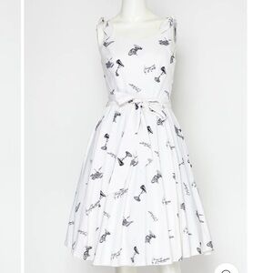 NWT Miss Lulu ‘Bri’ vintage machinery dress size S